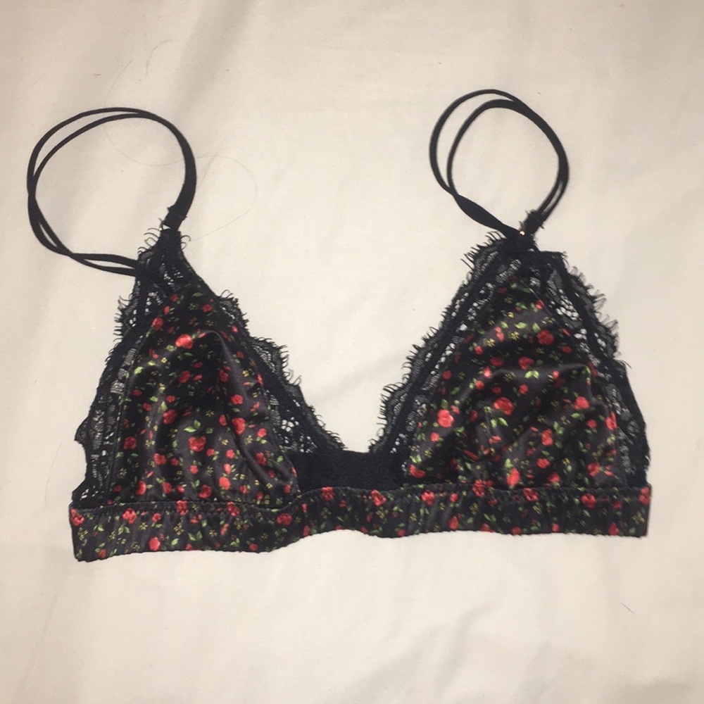satin bralette